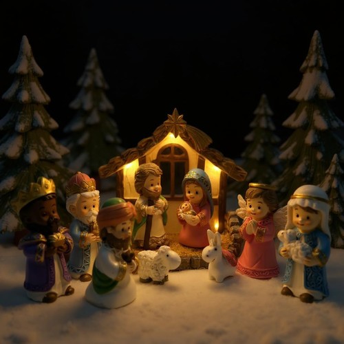 Krippenfiguren set - krippenfiguren,