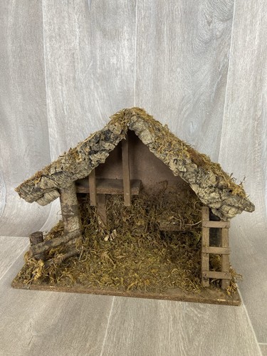 Handarbeit krippenstall holz - handarbeit,