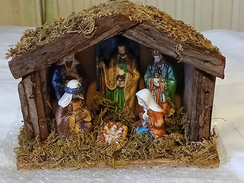 Weihnachtskrippe aus holz - weihnachtskrippe, 16