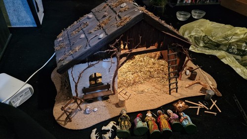 Weihnachtskrippe groß - weihnachtskrippe,,