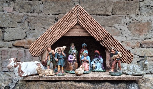 Alte weihnachtskrippe 12 - weihnachtskrippe, &