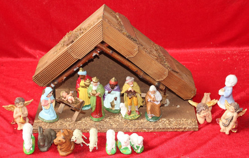 Krippe weihnachtsgeschichte - krippe,,