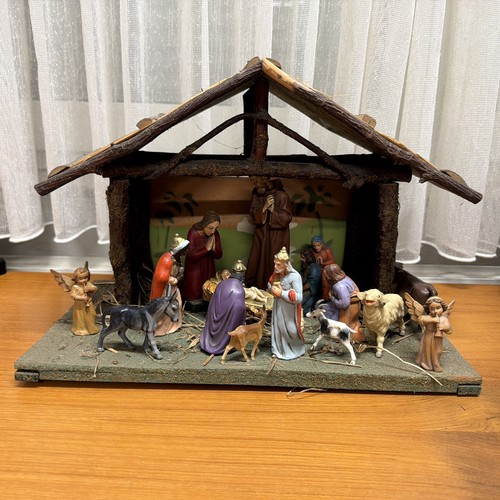 Weihnachtskrippe teilig mit - weihnachtskrippe,
