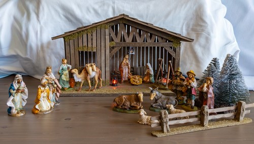 Wunderschöne weihnachtskrippe - wunderschöne,