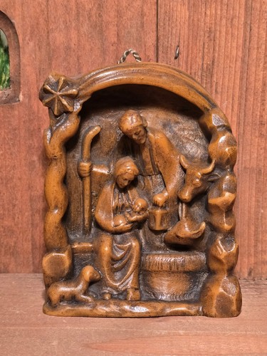 Blockkrippe relief wachs - relief, hl