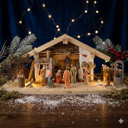 Wundervolle weihnachtskrippe - wundervolle,