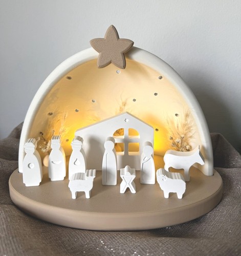 Weihnachtskrippe figuren set - weihnachtskrippe, figuren-set