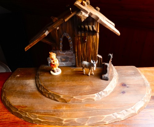 Weihnachtskrippe massivholz - weihnachtskrippe,
