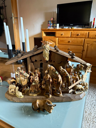 Anri weihnachtskrippe holz - weihnachtskrippe,