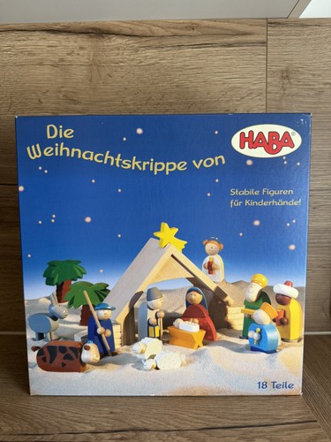Die weihnachtskrippe von haba - weihnachtskrippe,