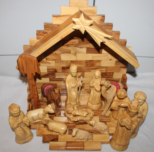 Edle schöne weihnachtskrippe - edle,