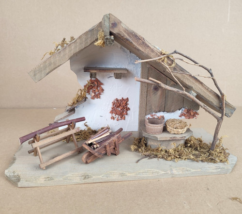 Kleine weihnachtskrippe aus - weihnachtskrippe,