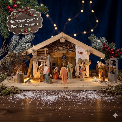 Wundervolle weihnachtskrippe - wundervolle,