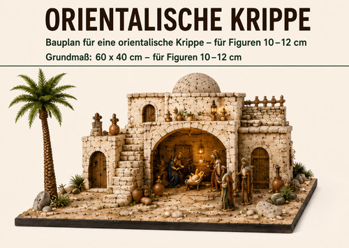 Orientalische krippe bauplan - bauplan, |