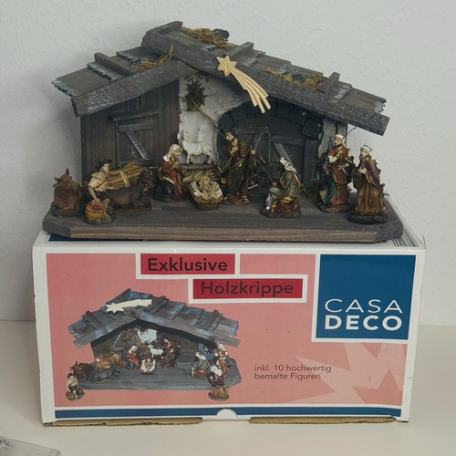 Casa deco holzkrippe - casa,