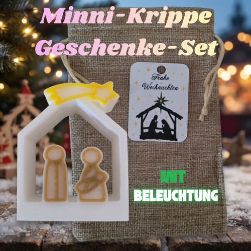 Mini weihnachtskrippe druck - mini,