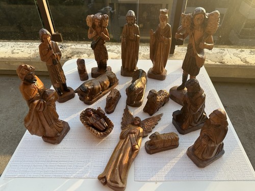 Große krippenfiguren holz - große,