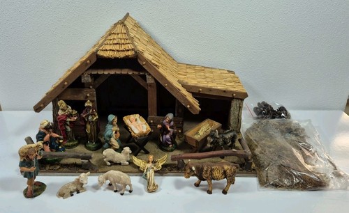 Weihnachtskrippe handarbeit - weihnachtskrippe,