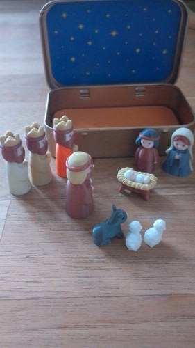 Mini weihnachtskrippe dose - dose, 8