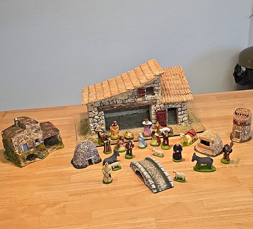 Weihnachtskrippe krippenstall - weihnachtskrippe,