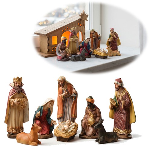 Krippenfiguren set figuren - krippenfiguren, 8